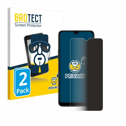Blickschutz Folie für Samsung Galaxy A20s Anti Spy Privacy Screen Display Sicht