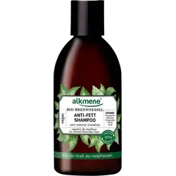 alkmene Anti Fett Haar Shampoo mit Bio Brennnessel - veganes Haarshampoo für fettige Haare - Haarpflege 1x 250 ml
