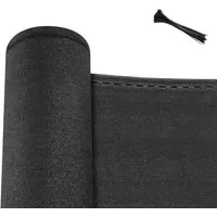 Woltu Sichtschutzzaun Blende 280 g/m² HDPE, Anthrazit mit Kabelbindern - Hochwertige Sichtschutzblende aus robustem HDPE-Gewebe (280 g/m²) in Anthrazit. Bietet 95%-98% Sichtschutz und ist ideal für Balkone, Gärten und Terrassen.