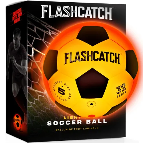 Squad Hero Flash Catch Light Up Soccer Ball – Das Original aus den USA - Leuchtender Fußball für actionreiche Spiele, fördert Teamgeist und sorgt für Spaß im Freien.