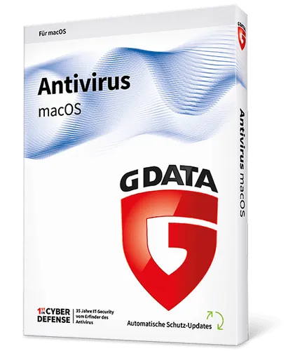 G DATA Antivirus MAC 2026 für 5 Geräte - G DATA Antivirus MAC 2026 bietet umfassenden Schutz für Ihren Mac. Schützen Sie bis zu 5 Geräte vor Bedrohungen mit zuverlässiger Technologie und benutzerfreundlicher Bedienung.