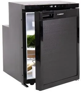 Carbest LR50L Kompressor-Kühlschrank - Kühlschrank mit 50L Volumen, 12/24V, inkl. Gefrierfach – ideal für Camping und unterwegs, sorgt für frische Lebensmittel und kühle Getränke.