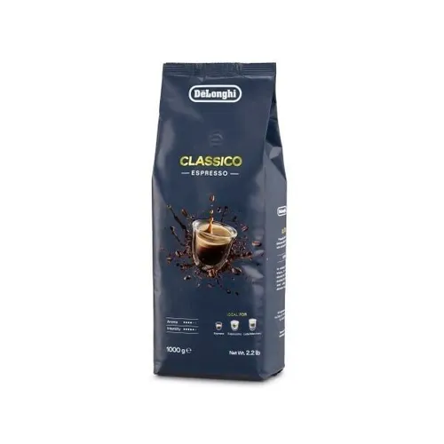 DELONGHI Classico Kaffeebohnen - Kaffeebohnen Mischung aus 50% Arabica und 50% Robusta, mit intensivem Aroma von Kakao und Tabak. Ideal für Espresso, Cappuccino und Latte Macchiato.