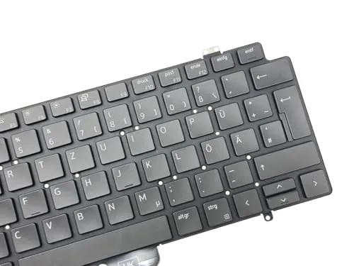 T-ProTek DEUTSCHE - Schwarz Tastatur Keyboard Keine Beleuchtung kompatibel für Dell Latitude 5400 PTVJ9