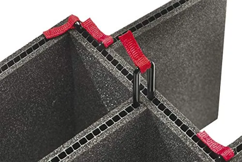 Peli 1485 TrekPak Trennwandset, Original Air Case Zubehör, Kompatibel Air 1485, Farbe: Schwarz