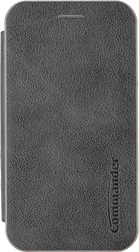 COMMANDER Curve Book Case Deluxe für Samsung A55 5G Elegant Royal Dark Gray