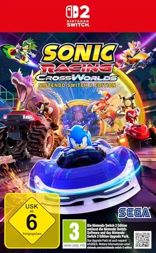 Sonic Racing: CrossWorlds für Nintendo Switch 2 – Rennspiel NEU&OVP - Erlebe packenden Multiplayer-Spaß in diesem actiongeladenen Rennspiel. Ideal für Fans von Sonic und Autorennen. Vorbestellung bis zum 26.03.2026!