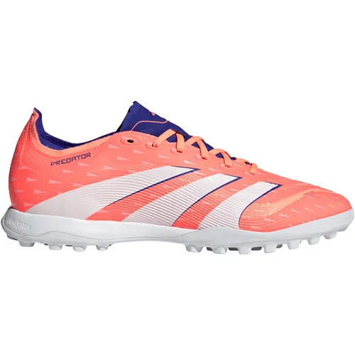 Adidas PREDATOR LEAGUE TF - Fußballschuh für Kunstrasen - rot - Der adidas Predator Fußballschuh überzeugt durch ein Hybridfeel Obermaterial und griffige Gummilamellen für exzellente Ballkontrolle. Ideal für Kunstrasen und für Spieler, die das Spiel prägen wollen.