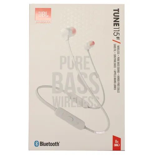 JBL Tune 115BT original Bluetooth In-Ear Ohrhörer Kopfhörer Headset wireless wht
