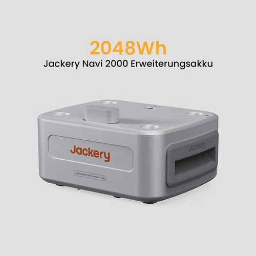 Jackery Navi 2000 Erweiterungsakku Zusatzakku 2048Wh LiFePO4 Akku