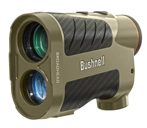 Bushnell - Breitkopf-Laser-Entfernungsmesser - Hohe Präzision - 0,27m Genauigkeit bis zu 137 Meter - Winkel-Entfernungskompensation - LA1500AD
