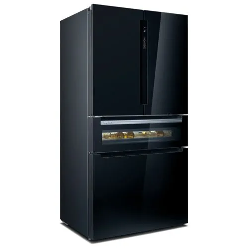 SIEMENS KF96RSBEA iQ700 - Smarte Multi-door Kühl Gefrierkombination, 183 x 90,6 cm, 401 L Kühlen + 171 L Gefrieren, Nofrost nie wieder abtauen, Home Connect für Steuerung von überall