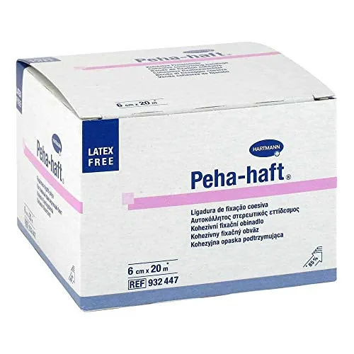 Hartmann 4049500750042 Peha-Haft konforme, kohäsive Bandage, latexfrei, 6 cm x 20 m