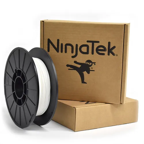 NinjaTek NinjaFlex Filament - 1.75 mm - 0.5 kg - schneeweiß 3DNF0017505