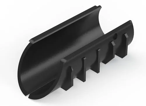 G°Dry 4X Gleitschale für Stressless Sesseln - Ersatzteil für die Sitzverstellung, langlebige Gleitschiene aus verstärktem Kunststoff, ideal für eine reibungslose Funktion Ihrer Stressless Lehnstühle.