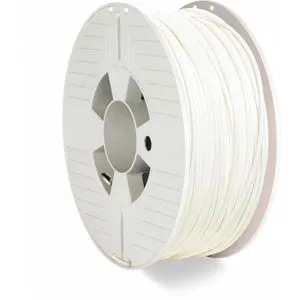 Verbatim PLA 3D Filament - Weiß, 1kg - Filament für 3D Drucker, umweltfreundliches PLA-Material für präzise Drucke und hohe Detailgenauigkeit.