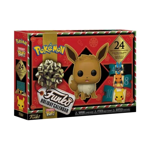 Funko Holiday Calendar: Pokemon 2023 - Spielzeug-Adventskalender mit 24 einzigartigen Funko Pocket Pops, ideal für Pokémon-Fans. Zählen Sie die Tage bis zu Ihrem Lieblingsfeiertag und erweitern Sie Ihre Sammlung!