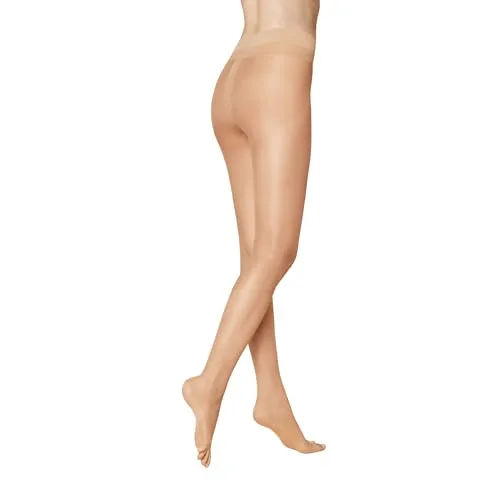 KUNERT Damen Strumpfhosen Fresh Up 10 Toeless klimaregulierend 10 DEN Cashmere 0540 40-42