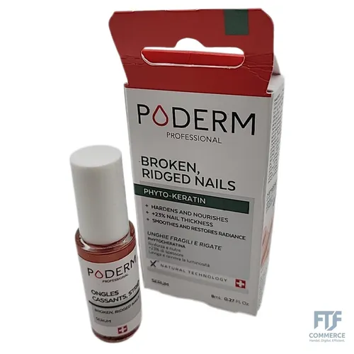 Poderm Gerillte Brüchige Nägel Nagel Serum 8ml - Nagelhautpflege & Öle - Stärkt und revitalisiert brüchige Nägel, ideal für gesunde und schöne Fingernägel.