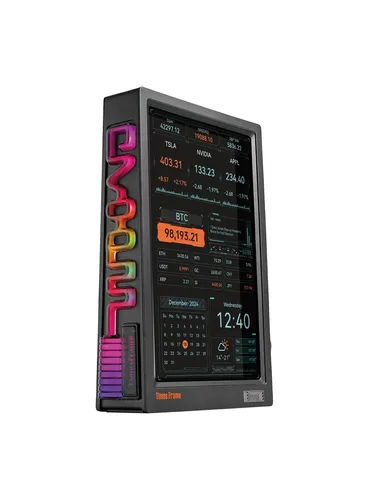 Divoom Times Frame 10.1" Digitaler Bilderrahmen - Schwarz - Der Divoom Times Frame 10,1" verbindet modernes Design mit Funktionalität. Genießen Sie Ihre Fotos in brillanter Qualität und nutzen Sie ihn als smarte Uhr mit Wetter- und Benachrichtigungsfunktionen.