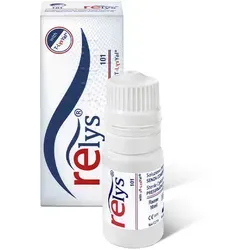Relys Augentropfen 10 ml - Arzneimittel zur Linderung von trockenen Augen, sorgt für schnelle Feuchtigkeit und langanhaltenden Schutz.