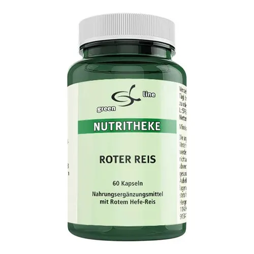 Roter Reis 60 ST - Nahrungsergänzungsmittel mit 330 mg Rotem Hefe-Reis pro Kapsel, gluten- und laktosefrei, ideal zur Unterstützung einer gesunden Lebensweise.