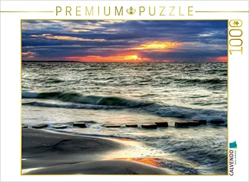 CALVENDO Puzzle Ostseestrand Darß 1000 Teile Puzzle quer | 1000 Teile Lege-Größe 64 x 48 cm Foto-Puzzle für glückliche Stunden