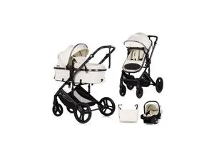 Chipolino 3-in-1 Kinderwagen Amore mit Babyschale und Zubehör - Vielseitiger 3-in-1 Kinderwagen Amore von Chipolino: mit Babywanne, Babyschale und Wickeltasche. Ideal für Eltern, die Komfort und Funktionalität suchen.