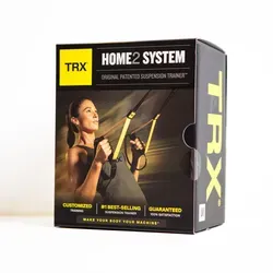TRX Home 2 Suspension Trainer Kit - Fitness-Kleingeräte für effektives Training, nutzen Sie Ihr Körpergewicht für individuelle Anpassungen und profitieren Sie von der hohen Qualität und Stabilität des TRX Home 2.