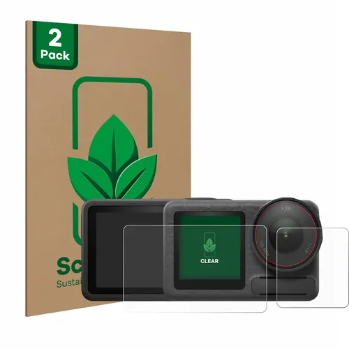 2x ScreenLeaf Displayschutzfolie für DJI Osmo Action 5 Pro (case-friendly)