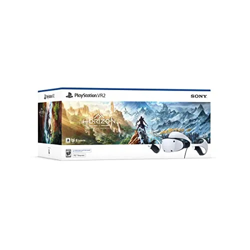SONY Playstation VR2 - Horizon Call of The Mountain Bundle - Erlebe beeindruckende Virtual Reality mit diesem Bundle für Spiele auf der PlayStation 5, inklusive dem epischen Horizon Call of The Mountain.
