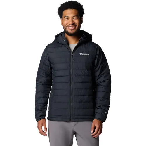 Columbia Herren Kapuzenjacke Powder Lite II - Wasserabweisende Funktionsjacke für Herren, ideal für kalte Wintertage und Outdoor-Aktivitäten, mit Omni-Heat Wärmereflektierung für optimalen Kälteschutz.