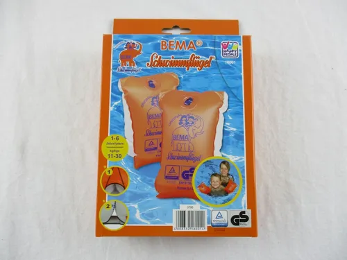 BEMA Schwimmhilfen für Kinder bis 30 kg - Schwimmausrüstung & Tauchausrüstung: Sicheres Schwimmen lernen mit verstellbarem Gurt und vier Auftriebskörpern für Kinder von 1-6 Jahren.