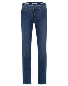 BRAX Herren Style Cadiz Masterpiece Five-Pocket Jeans - Jeans in Regular Blue Used, hochwertige Baumwollmischung und sportliche Detailverarbeitung für einen modernen Look.