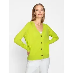 heine Strickjacke Strickjacke grün 34