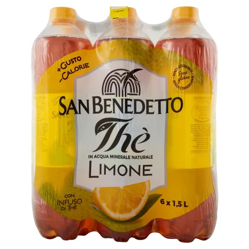 The san benedetto al limone 6 bottiglie da 1.5 l ciascuna