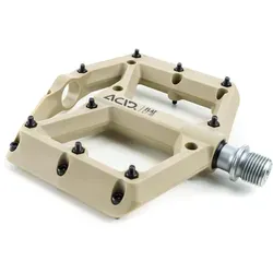 Acid Pedale FLAT C1-IB desert 115 x 100 x 19 mm - Fahrradpedale mit rutschfester Oberfläche für optimalen Halt und Komfort beim Fahren, ideal für Mountainbikes und Trail-Abenteuer.