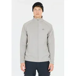 Sweatjacke SOS "Muju", Herren, Gr. XL, grau, 75% Polyester, 22% Viskose, 3% Elasthan, unifarben, casual, normal, ohne Ausschnitt, Langarm, Sweatjacken, im weichen und komfortablen Design
