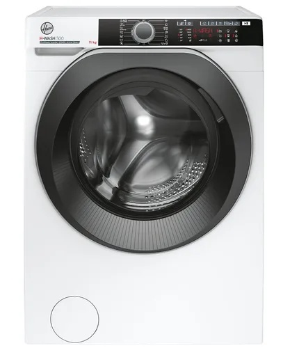 Hoover H-WASH 500 HWE 411AMBS/1-S Waschmaschine - Waschmaschine mit 11 kg Füllmenge und Eco-Power Inverter Motor für hohe Energieeffizienz. Mit ActiveSteam für sanftes Bügeln und smarter Bedienung über hOn App, Wi-Fi und Bluetooth.