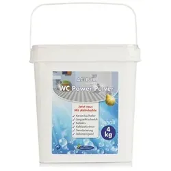 AQUA CLEAN PUR WC Power Pulver mit Aktiv-Kohle gegen unangenehme Gerüche, 4kg