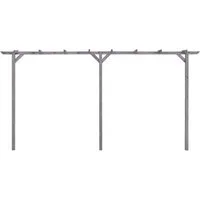 vidaXL Kiefernholz Pergola Gartenlaube – 400x40x205cm - Rosenbogen aus imprägniertem Kiefernholz, robust und langlebig, ideal als Rankhilfe und für einen stilvollen Eingangsbereich in Ihrem Garten.