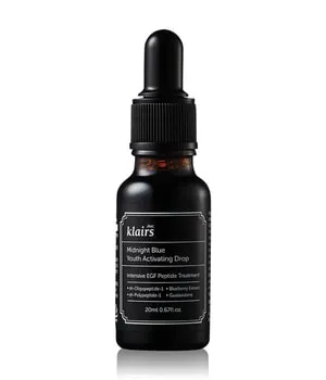 Klairs Midnight Blue Youth Activating Drop Gesichtsserum 20 ml - Gesichtsserum mit doppelter Peptidformel, bekämpft Hautalterung und sorgt für einen frischen, jugendlichen Teint.