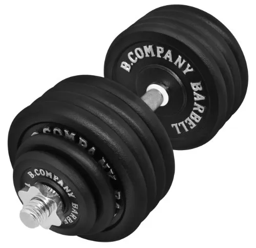 Bad Company Kurzhantel 50Kg - Professionelles Hantelset mit Guss Hantelscheiben, ideal für Studio und Zuhause. Robust, mit gerändelter Stange für sicheren Grip und vielseitiges Training.