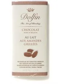 Tablette, lait aux amandes grillées, Tafelschokolade, Vollmilch mit geröst. Mandeln, 70 g