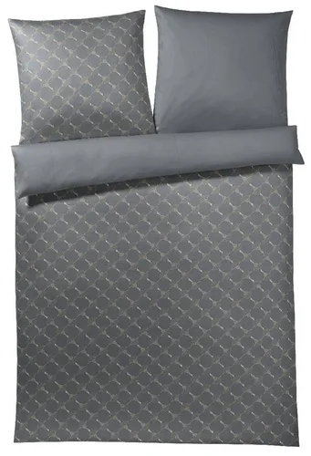 Joop! Bettwäsche Cornflower Gradiant 4059-19 Stein 155x220cm - Bettwäsche aus hochwertigem Mako-Satin, langlebige Qualität und leuchtende Farben – ein exklusives Highlight für Ihr Schlafzimmer.