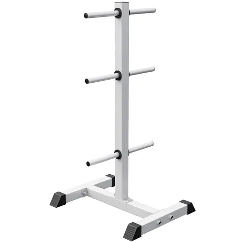 GORILLA SPORTS Kurzhantelständer – Optimaler Hantelscheibenhalter - Der Kurzhantelständer in Schwarz oder Weiß bietet 6 Hantelaufnahmen für mehr Ordnung beim Training. Mit einer maximalen Belastung von 200 kg und einfacher Montage ist er ideal für dein Home Gym.