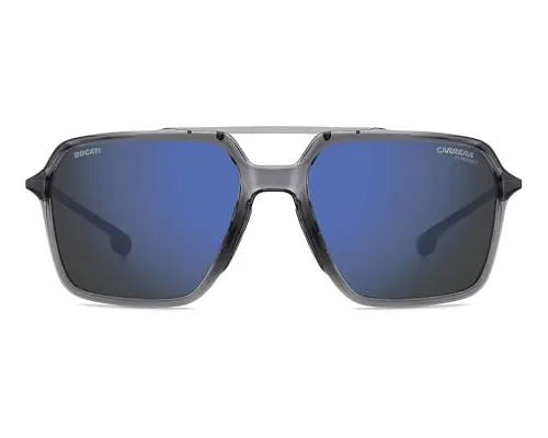 Carrera Herren Carduc 042/S Sonnenbrille, Grau Schwarz, 55/17/145