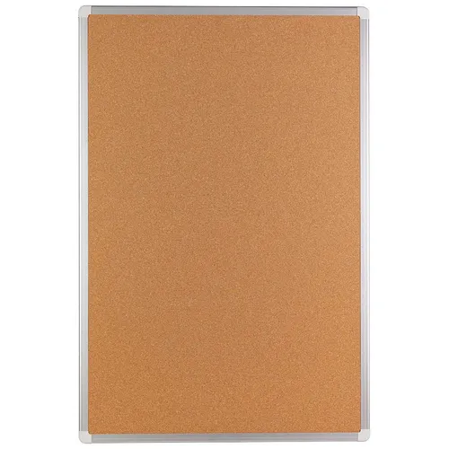 Pinnwand 60,0 x 45,0 cm Kork braun - Pinnwand aus hochwertigem Kork, ideal für das Organisieren und Präsentieren von Notizen und Erinnerungen, perfekt für Büro und Zuhause.