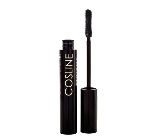 Cosline Cosmetics Mascara Rubber Brush, innovative Bürste, perfekt getrennte Wimpern, tiefschwarze Pigmente