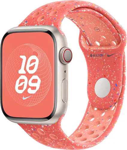 Apple Watch Nike Sportband magic ember S/M - Stylisches Apple Watch Zubehör, das für optimalen Tragekomfort und Atmungsaktivität sorgt – perfekt für Sport und Freizeit.